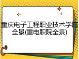 重庆电子工程职业技术学院全景(重电职院全景)