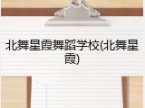 北舞星霞舞蹈学校(北舞星霞)