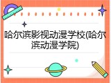 哈尔滨影视动漫学校(哈尔滨动漫学院)