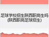 足球学校招生陕西职高生吗(陕西职高足球招生)