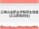 云南冶金职业学院招生简章(云冶职院招生)