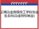 云南冶金高级技工学校毕业生去向(冶金技校就业)