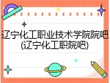辽宁化工职业技术学院院吧(辽宁化工职院吧)