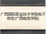 广西国际职业技术学院电子商务(广西电商学院)
