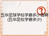 五华足球学校学费多少钱啊(五华足校学费多少)