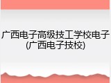 广西电子高级技工学校电子(广西电子技校)