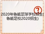 2020年鲁能足球学校招生(鲁能足校2020招生)