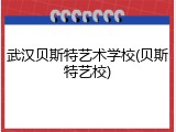 武汉贝斯特艺术学校(贝斯特艺校)