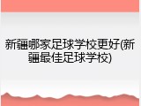 新疆哪家足球学校更好(新疆最佳足球学校)