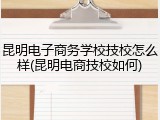 昆明电子商务学校技校怎么样(昆明电商技校如何)
