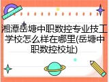 湘潭岳塘中职数控专业技工学校怎么样在哪里(岳塘中职数控校址)