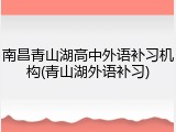 南昌青山湖高中外语补习机构(青山湖外语补习)