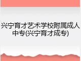 兴宁育才艺术学校附属成人中专(兴宁育才成专)