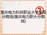 重庆电力科技职业大学录取分数线(重庆电力职大分数线)