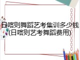 日喀则舞蹈艺考集训多少钱(日喀则艺考舞蹈费用)