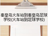 秦皇岛火车站到秦皇岛足球学校(火车站到足球学校)