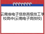 云南省电子信息高级技工学校高中(云南电子高技校)