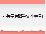 小舞星舞蹈学校(小舞星)