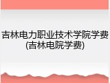 吉林电力职业技术学院学费(吉林电院学费)