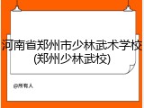河南省郑州市少林武术学校(郑州少林武校)