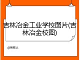 吉林冶金工业学校图片(吉林冶金校图)