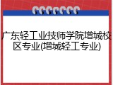 广东轻工业技师学院增城校区专业(增城轻工专业)