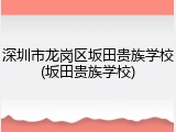深圳市龙岗区坂田贵族学校(坂田贵族学校)