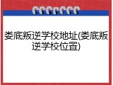 娄底叛逆学校地址(娄底叛逆学校位置)