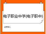 电子职业中学(电子职中)