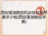 西安莲湖数控机床培训班学费多少钱(西安莲湖数控学费)