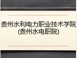 贵州水利电力职业技术学院(贵州水电职院)