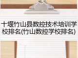 十堰竹山县数控技术培训学校排名(竹山数控学校排名)