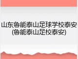 山东鲁能泰山足球学校泰安(鲁能泰山足校泰安)