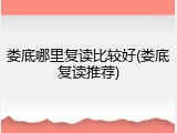 娄底哪里复读比较好(娄底复读推荐)