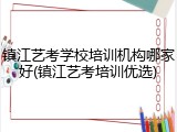 镇江艺考学校培训机构哪家好(镇江艺考培训优选)