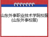 山东外事职业技术学院校服(山东外事校服)