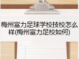 梅州富力足球学校技校怎么样(梅州富力足校如何)