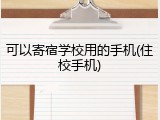 可以寄宿学校用的手机(住校手机)