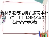 锡林郭勒苏尼特右旗高中补习一对一上门价格(苏尼特右旗高中家教)