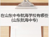 在山东中专航海学校有哪些(山东航海中专)