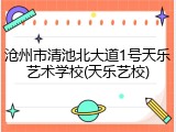 沧州市清池北大道1号天乐艺术学校(天乐艺校)