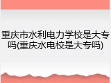 重庆市水利电力学校是大专吗(重庆水电校是大专吗)