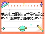 重庆电力职业技术学校是公办吗(重庆电力职校公办吗)