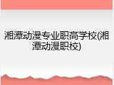 湘潭动漫专业职高学校(湘潭动漫职校)