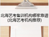 北海艺考集训机构哪家靠谱(北海艺考机构推荐)