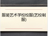 服装艺术学校校服(艺校制服)