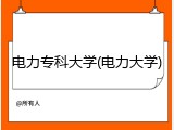 电力专科大学(电力大学)