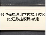 数控模具培训学校松江校区(松江数控模具培训)