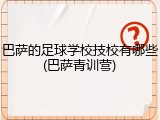 巴萨的足球学校技校有哪些(巴萨青训营)