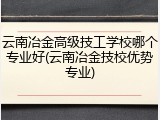 云南冶金高级技工学校哪个专业好(云南冶金技校优势专业)